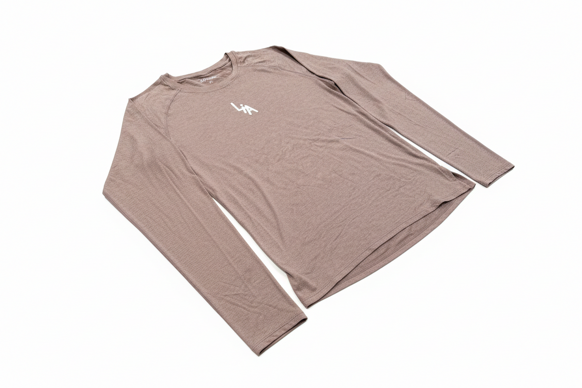 LiA Gray/Pink Performance Long Sleeve