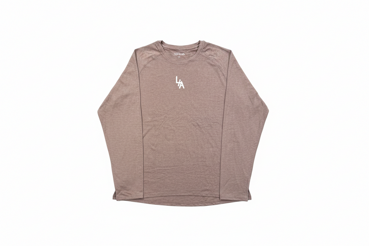 LiA Gray/Pink Performance Long Sleeve