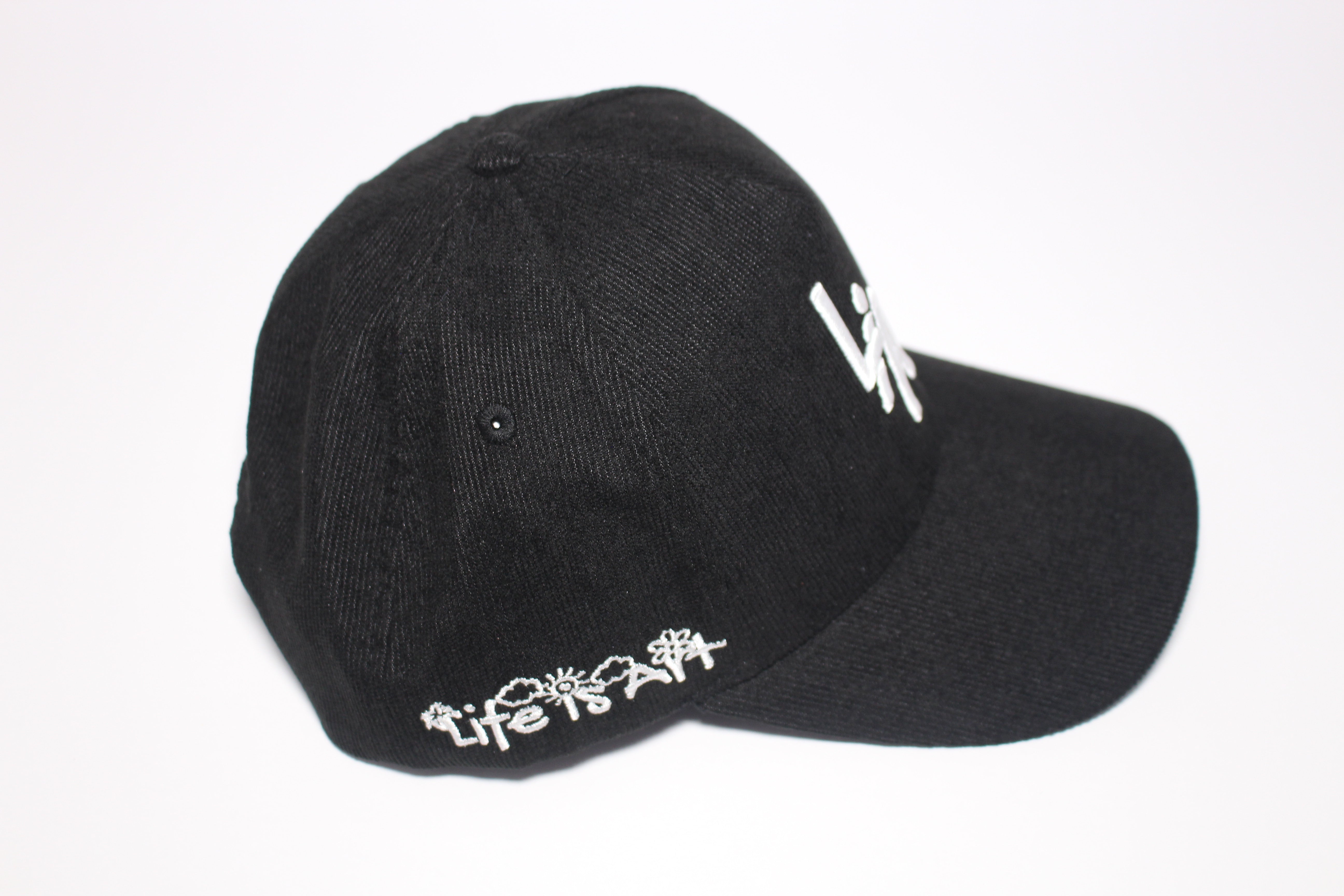 liju gallery ロゴキャップ　ブラック liju gallery CLOUD LOGO HAT ロゴキャップ - メルカリ